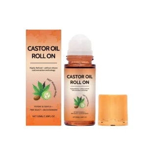 AMZ Castor Oil Roll-On - Deep Moisturizer for Dry Skin