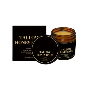 Beef Tallow Honey Nourishing Skin Cream - Gentle Daily Moisturizer | Beef