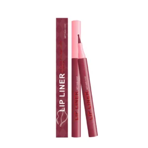 AMZ Purple Waterproof Lip Liner Pen - Long-Lasting Matte Definition
