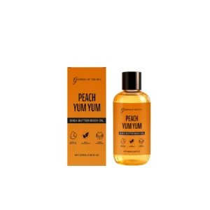 AMZ Peach Shea Butter Body Oil - Deeply Hydrating & Non-Greasy