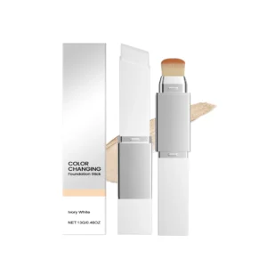 AMZ Ivory White Color-Changing Foundation Stick - Matte Moisturizing Finish